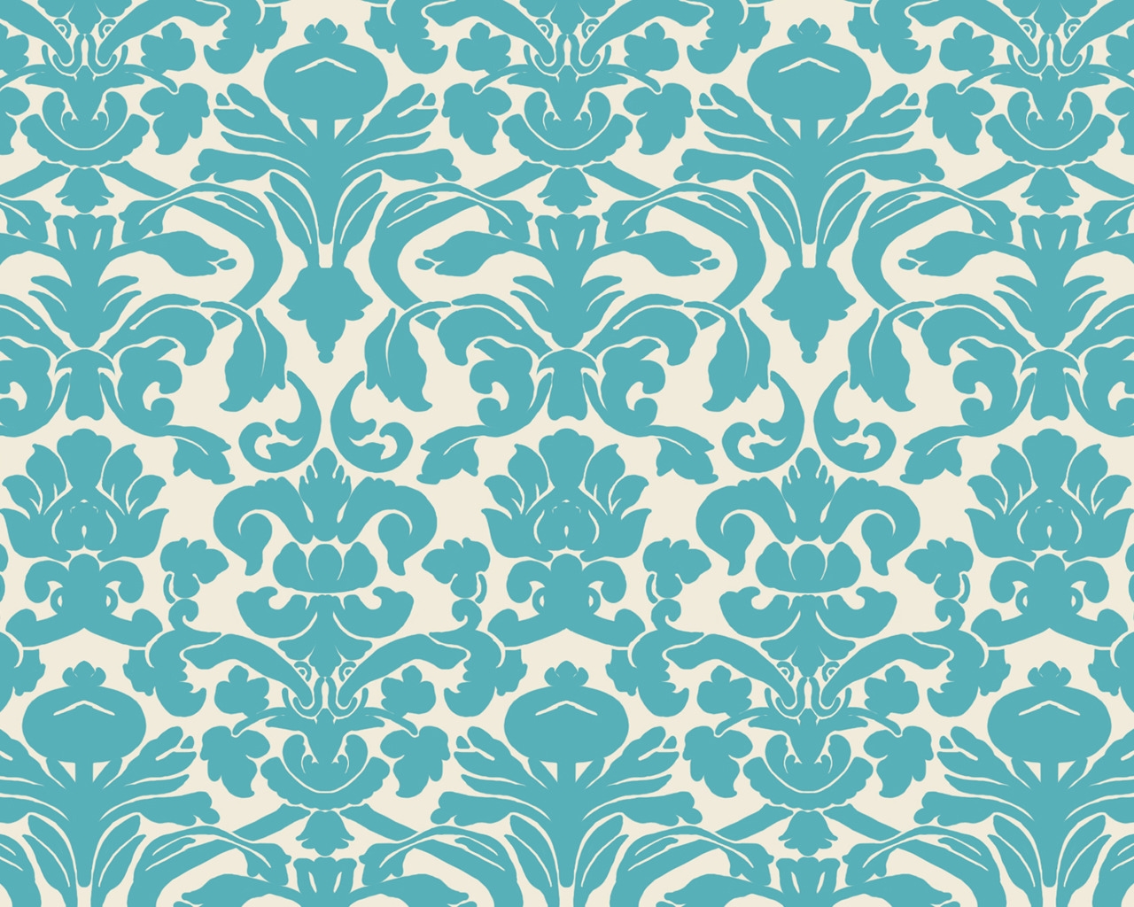 Blue Damask for 1280 x 1024 resolution