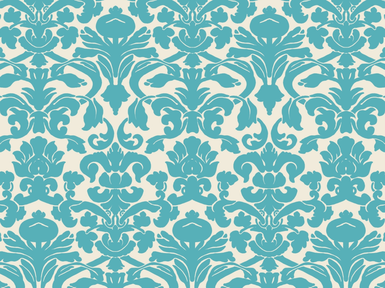 Blue Damask for 1280 x 960 resolution