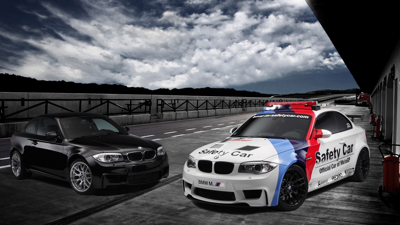 BMW 1 Series M Coupe Safety Car for 1280 x 720 HDTV 720p resolution