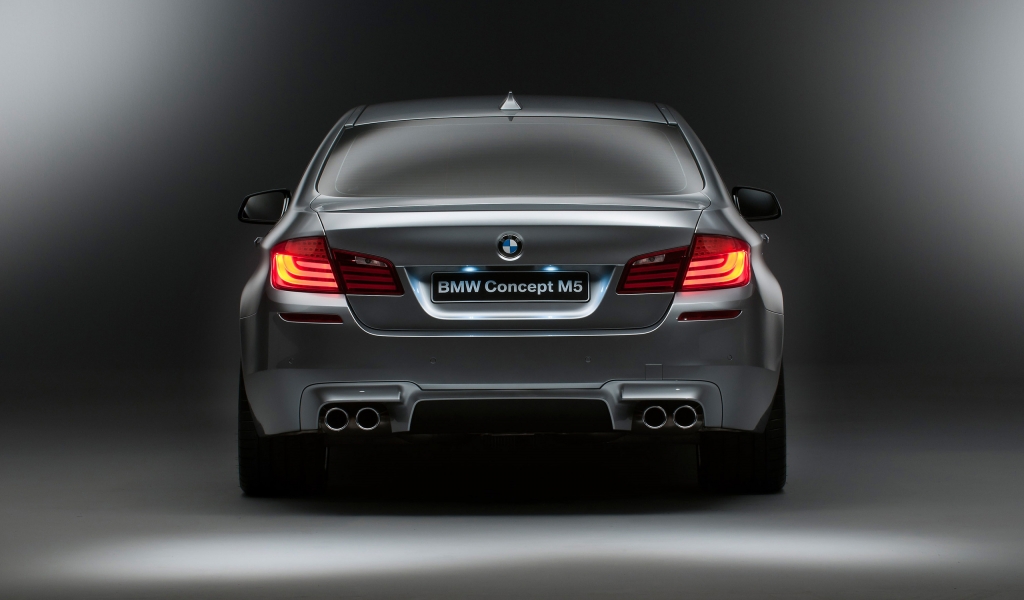 BMW M5 Concept 2012 Rear for 1024 x 600 widescreen resolution