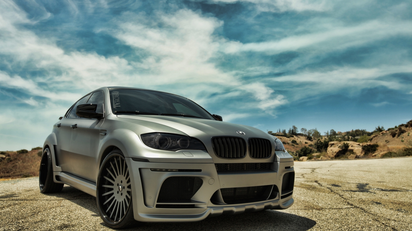 BMW Tuning Car for 1366 x 768 HDTV resolution