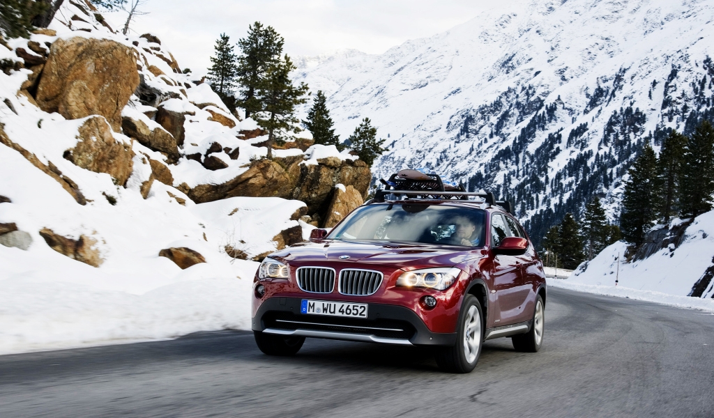 BMW X1 Speed for 1024 x 600 widescreen resolution