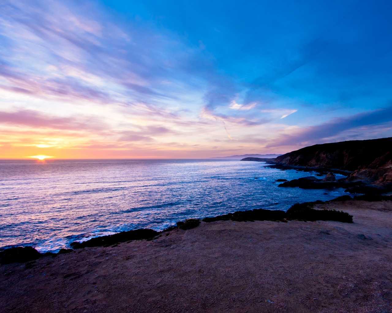 Bodega Head Sunset for 1280 x 1024 resolution