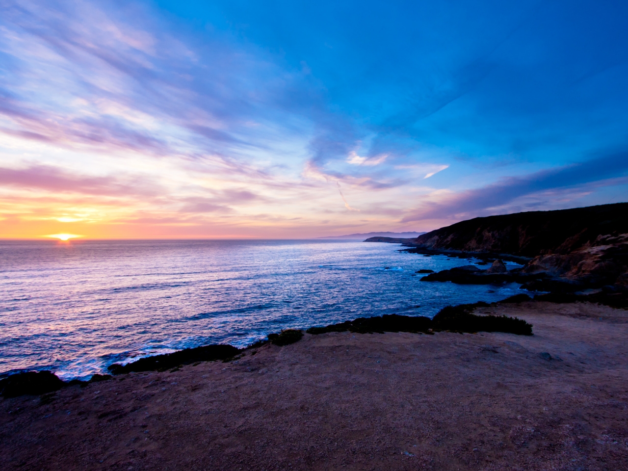 Bodega Head Sunset for 1280 x 960 resolution