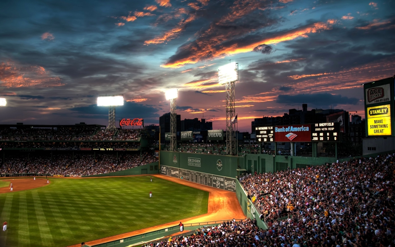 Boston Fenway Park Beysball for 1280 x 800 widescreen resolution