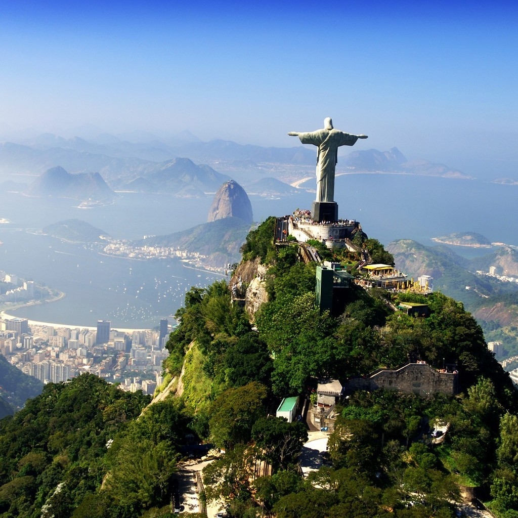 Brazil Jesus Christ Statue for 1024 x 1024 iPad resolution