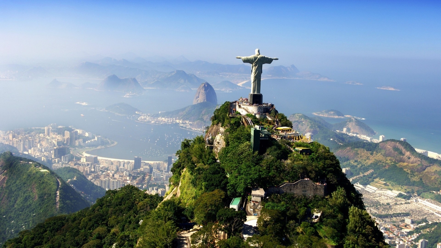Brazil Jesus Christ Statue for 1536 x 864 HDTV resolution