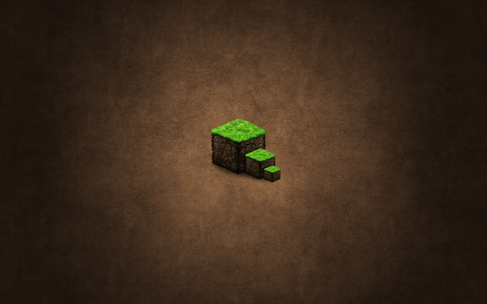 Brown Minecraft for 1920 x 1200 widescreen resolution
