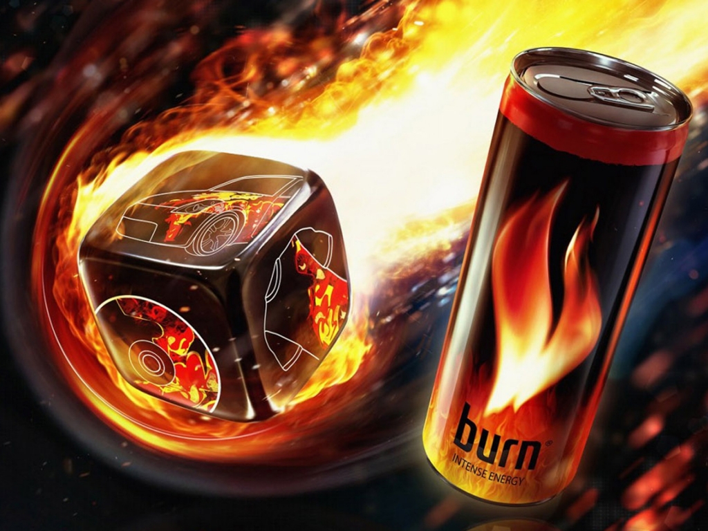 Burn Energy Drink for 1024 x 768 resolution