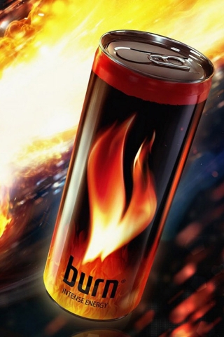 Burn Energy Drink for 320 x 480 iPhone resolution