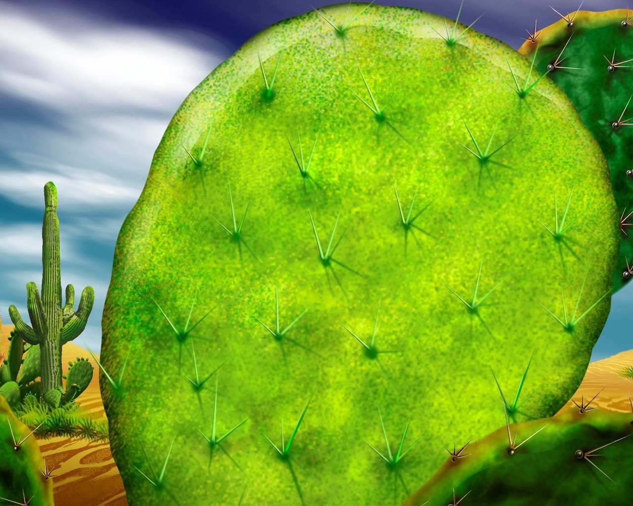 Cactus for 1280 x 1024 resolution