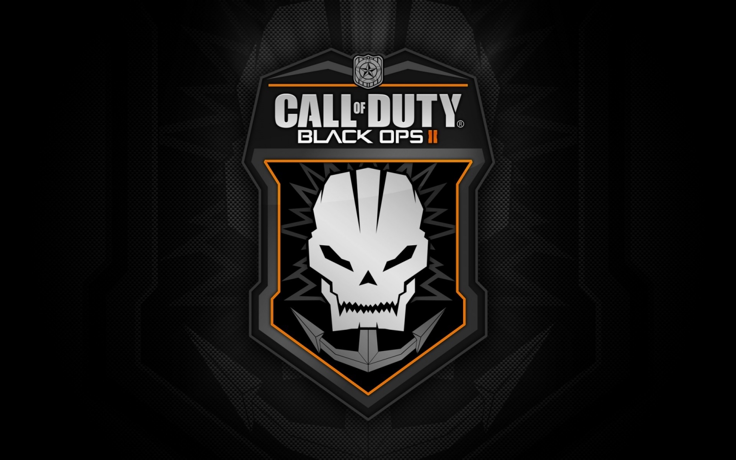 Call of Duty Black Ops 2 Logo for 1440 x 900 widescreen resolution