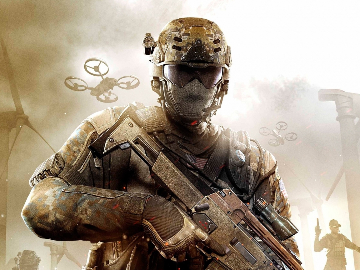 Call of Duty Black Ops 2 Soldier for 1152 x 864 resolution