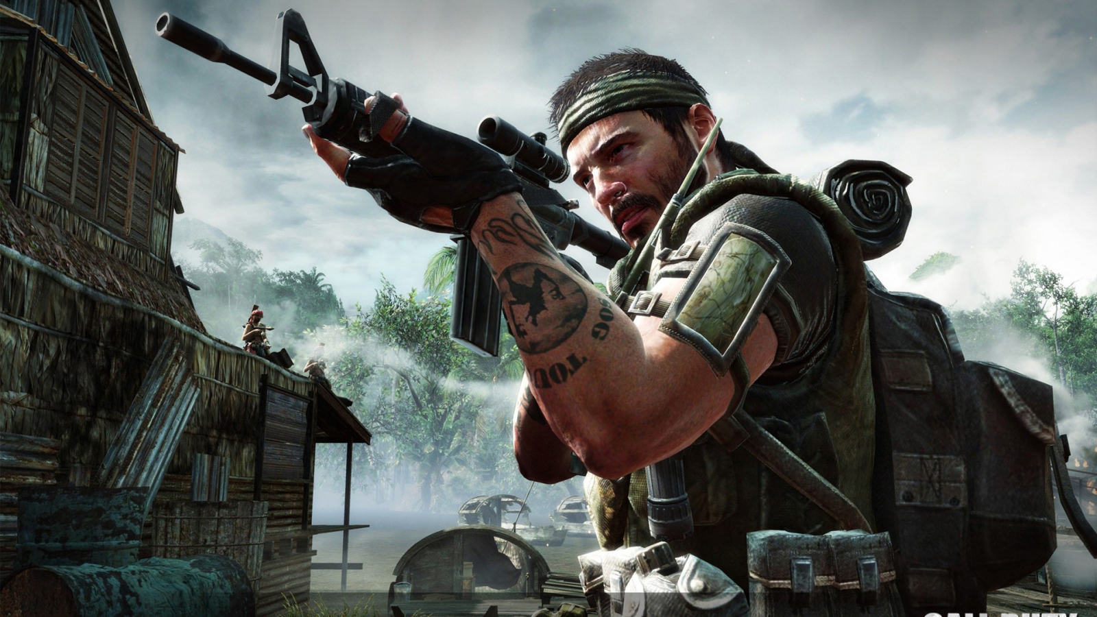 Call of Duty Black Ops Soldier for 1600 x 900 HDTV resolution