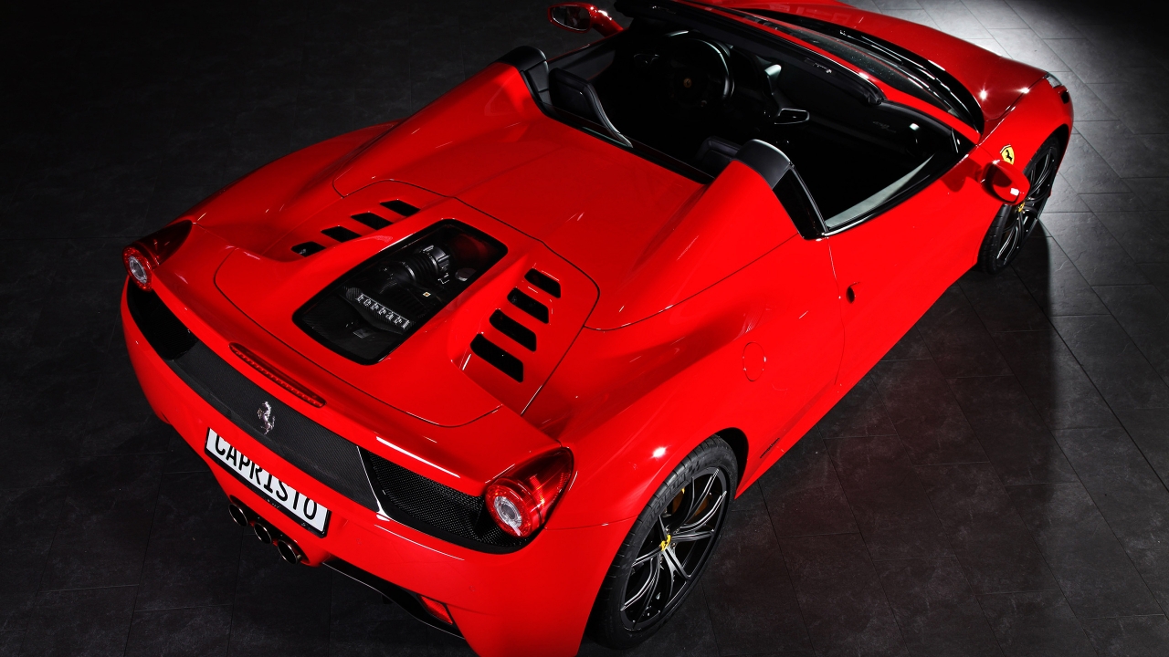 Capristo Ferrari 458 Spider for 1280 x 720 HDTV 720p resolution