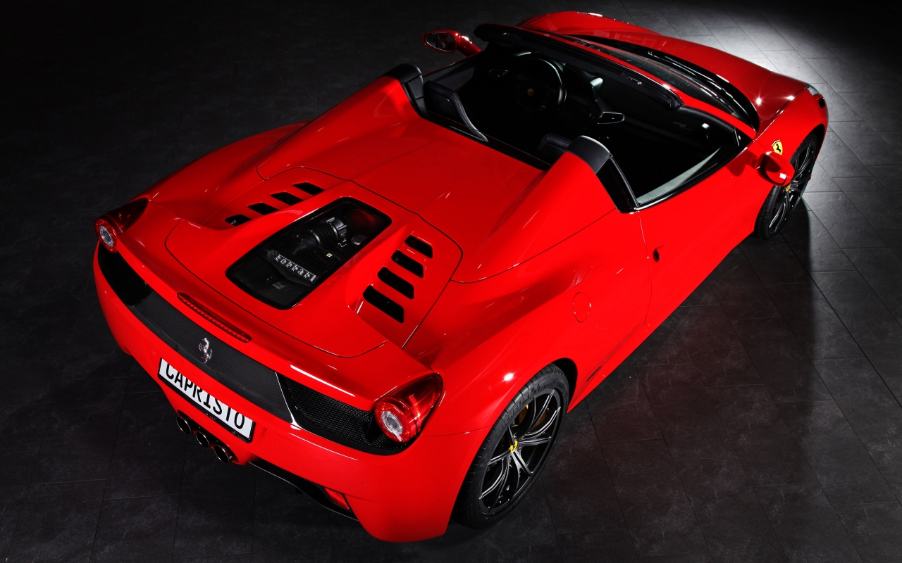 Capristo Ferrari 458 Spider for 1280 x 800 widescreen resolution