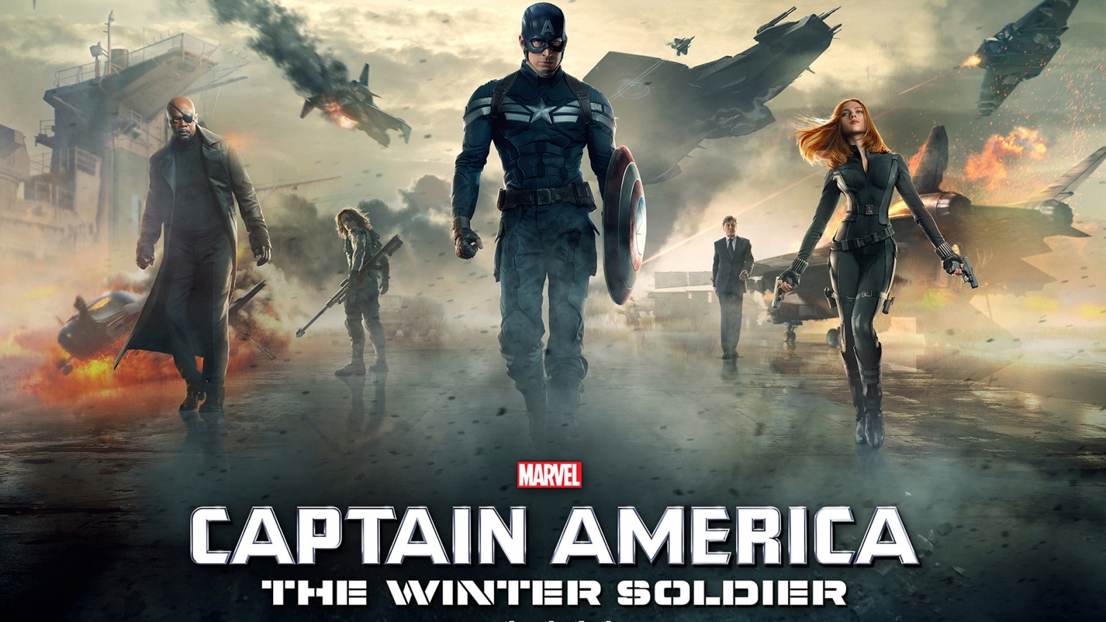 Captain America 2 Movie for 1600 x 900 HDTV resolution