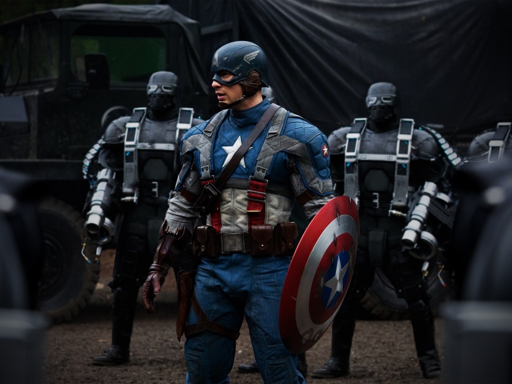 Captain America 2011 for 1024 x 768 resolution