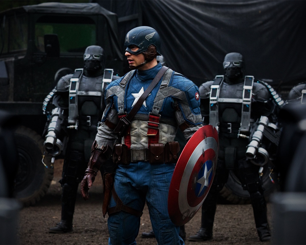 Captain America 2011 for 1280 x 1024 resolution