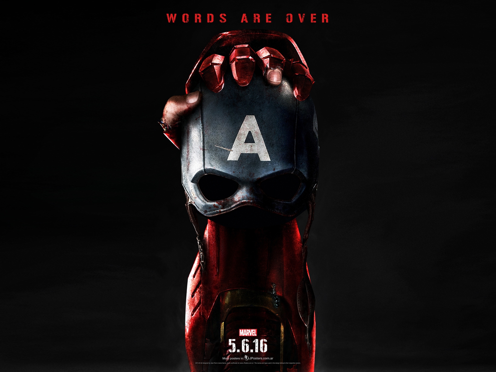 Captain America Civil War Poster 2016 for 1600 x 1200 resolution