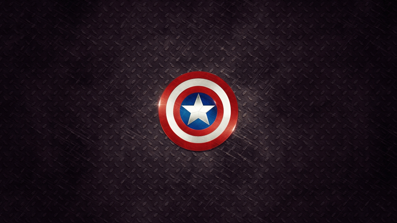 Captain America Logo for 1280 x 720 HDTV 720p resolution