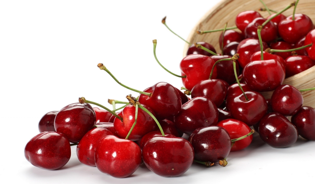 Cherries for 1024 x 600 widescreen resolution