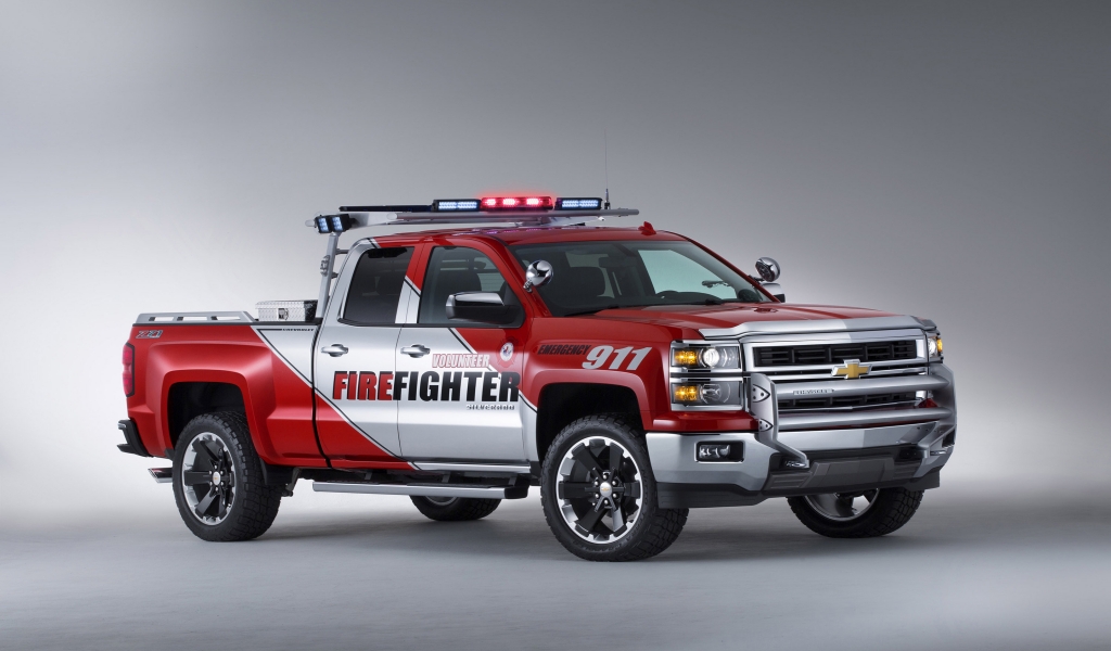 Chevrolet Silverado Volunteer Firefighters Concept for 1024 x 600 widescreen resolution