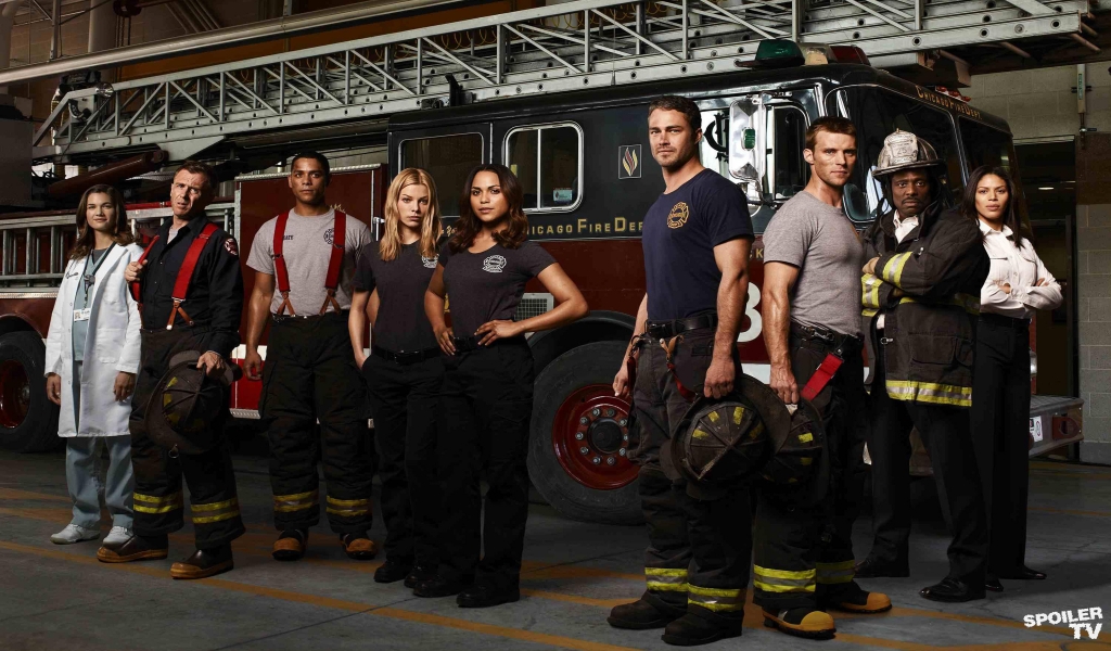 Chicago Fire Tv Show for 1024 x 600 widescreen resolution