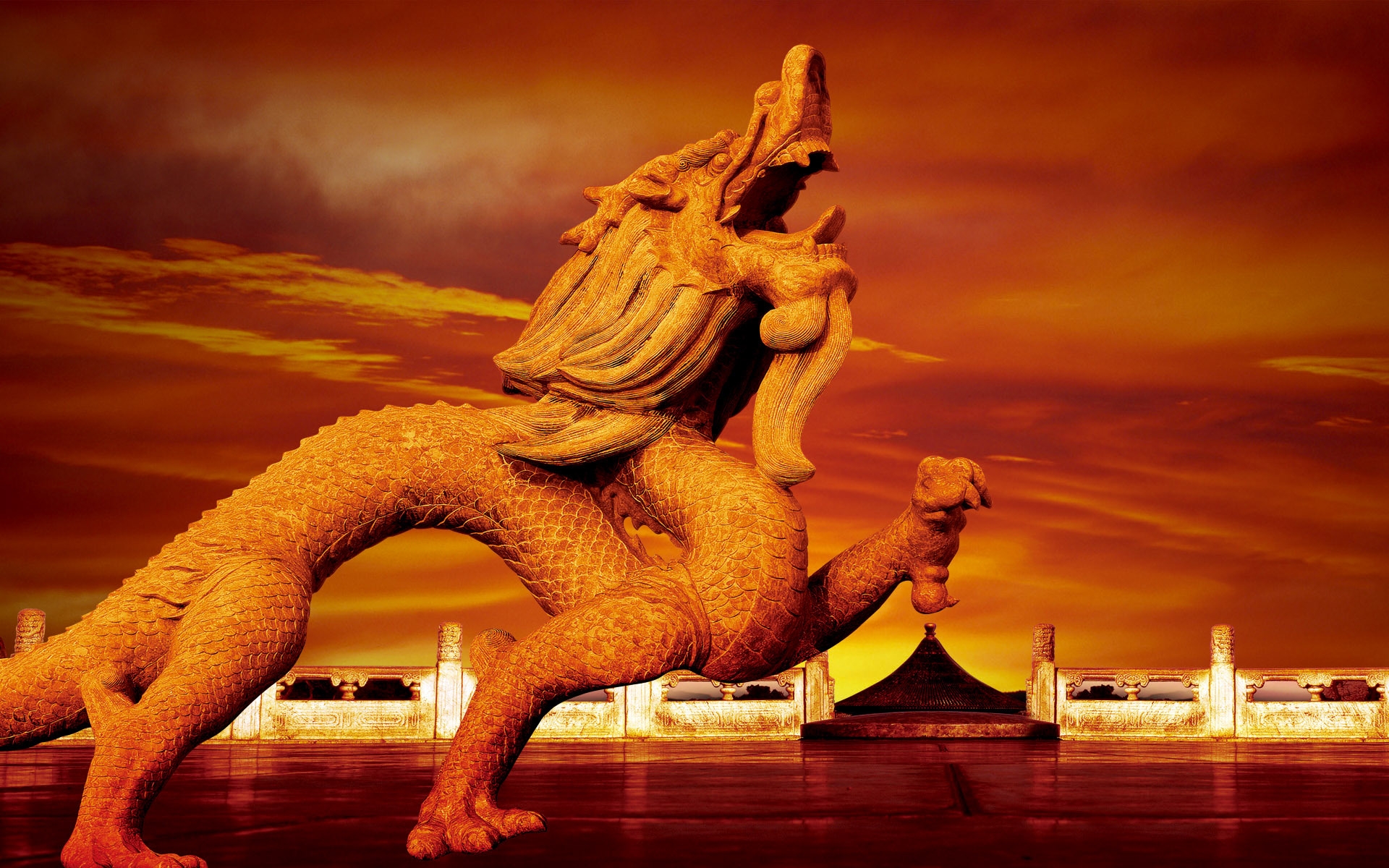 Chinese Dragon for 1920 x 1200 widescreen resolution