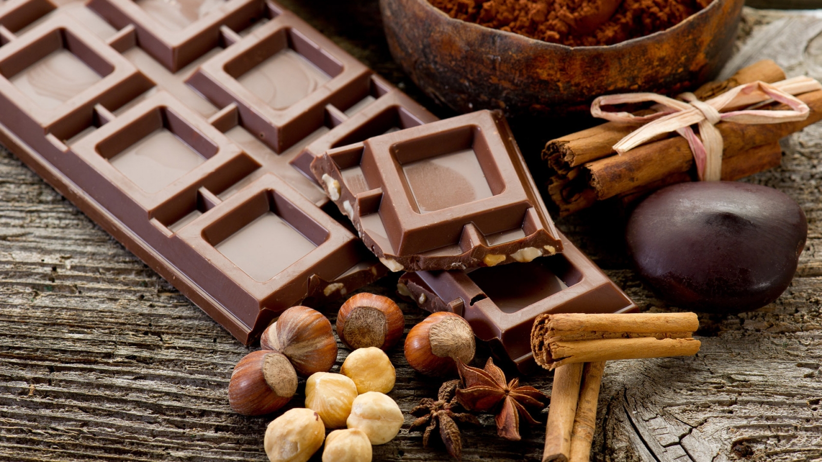Chocolate and Cinnamon and Nuts for 1600 x 900 HDTV resolution
