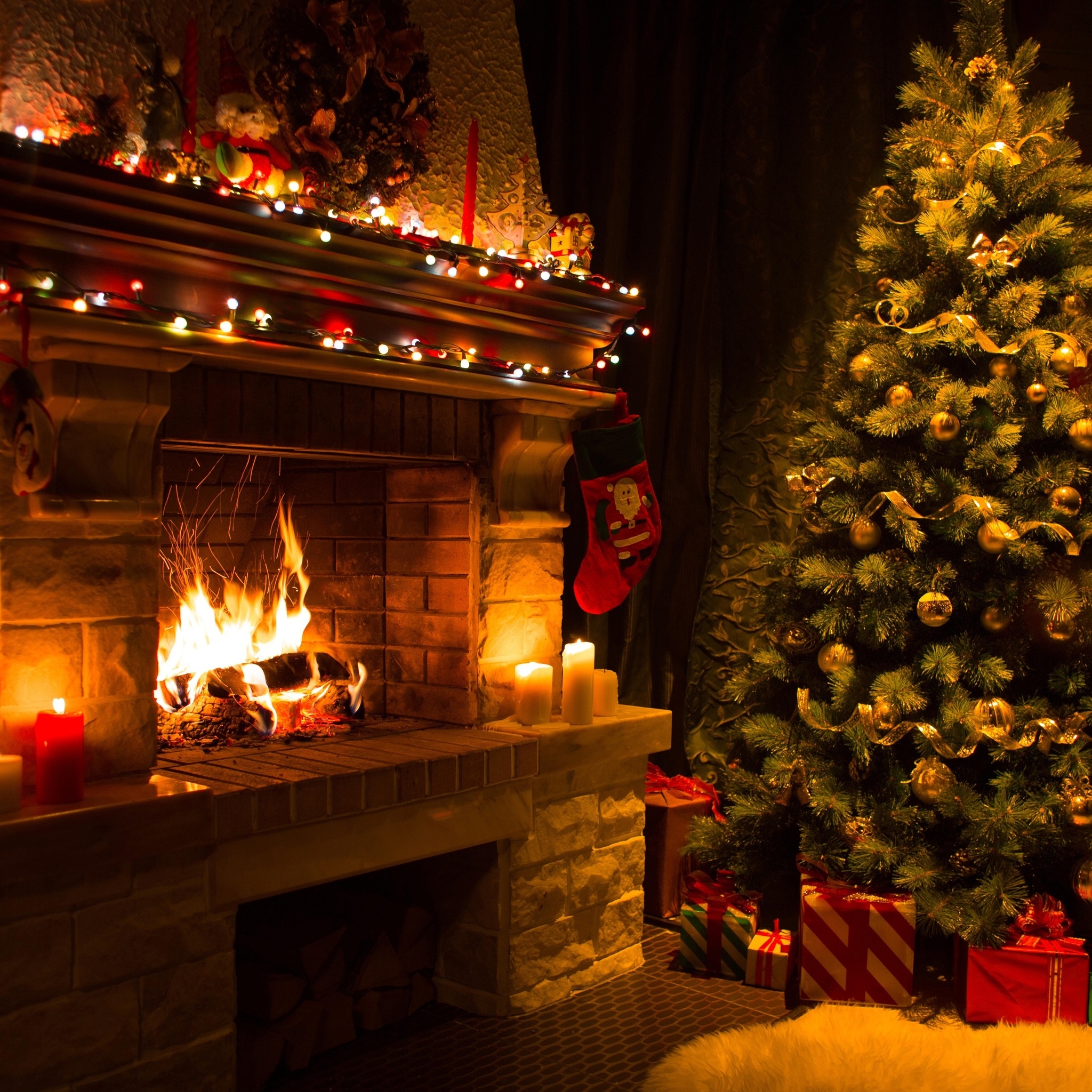 Christmas Home Decorations for 2048 x 2048 New iPad resolution