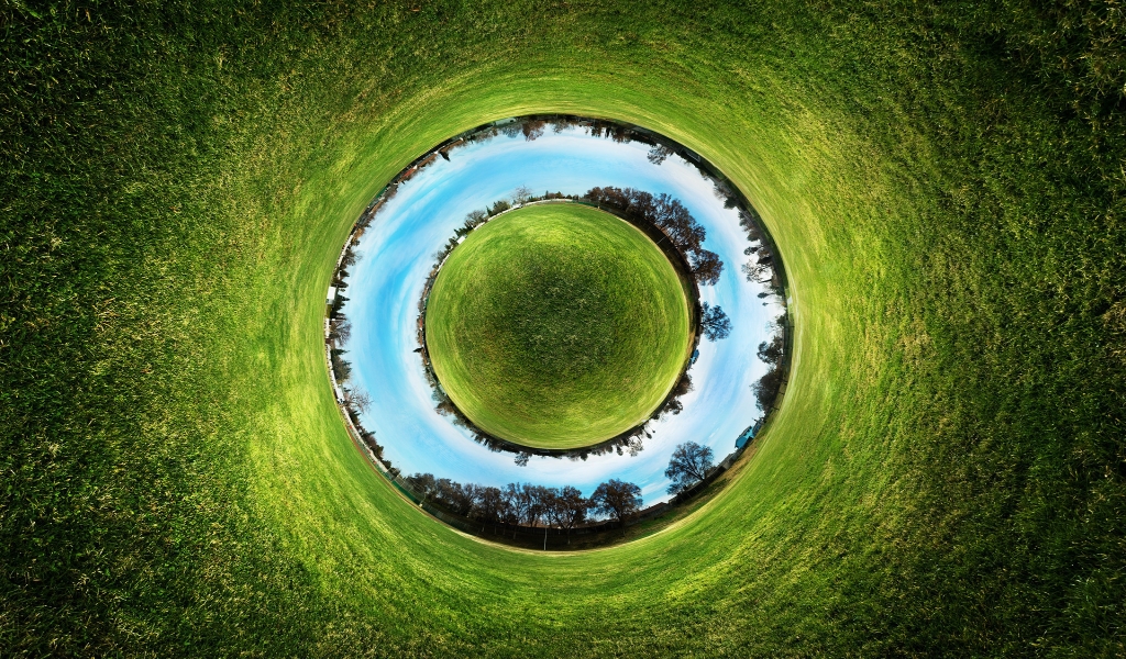 Circle of World for 1024 x 600 widescreen resolution