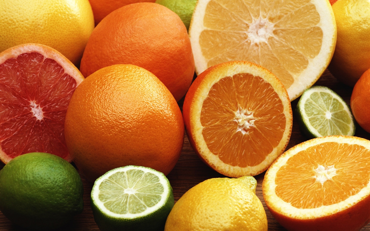 Citrus fruits for 1280 x 800 widescreen resolution