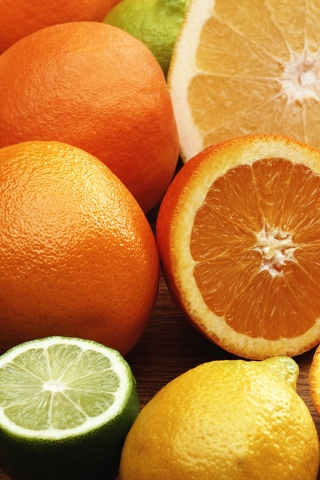Citrus fruits for 320 x 480 iPhone resolution