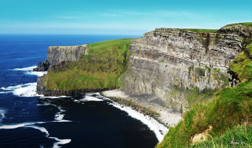 Cliffs of Moher for 1024 x 600 widescreen resolution