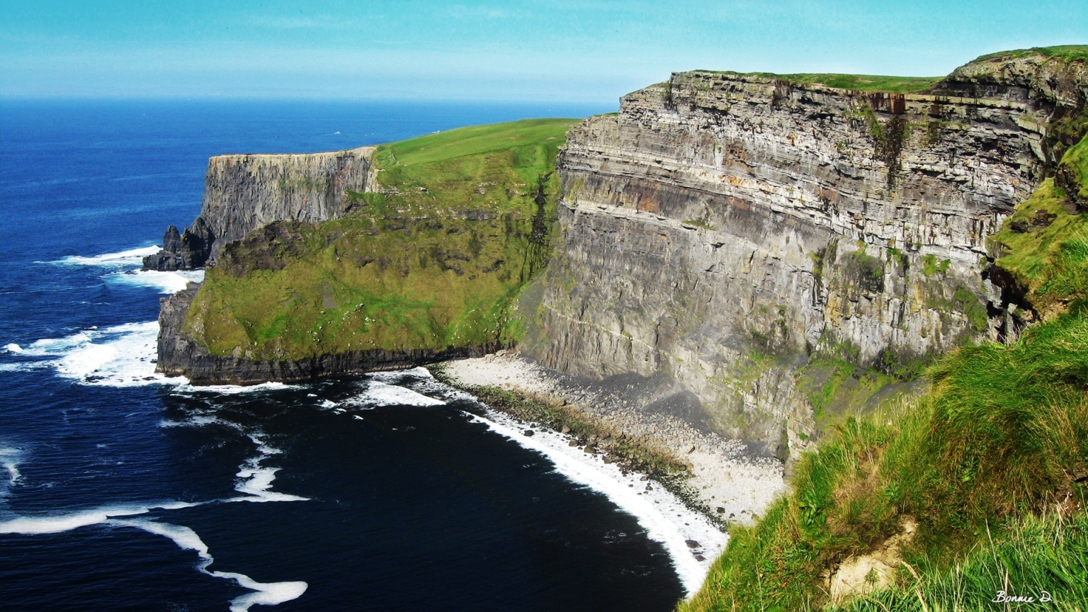Cliffs of Moher for 1536 x 864 HDTV resolution