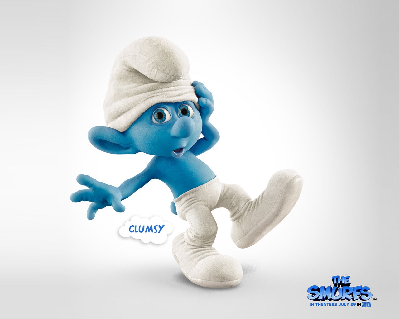 Clumsy Smurfs 2 for 1280 x 1024 resolution