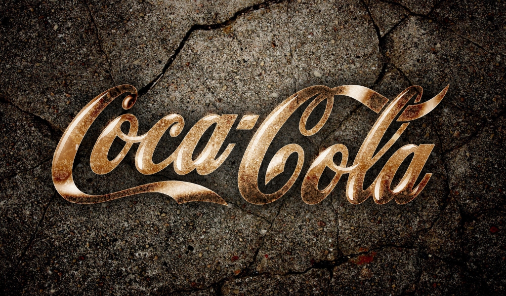 CocaCola Logo for 1024 x 600 widescreen resolution