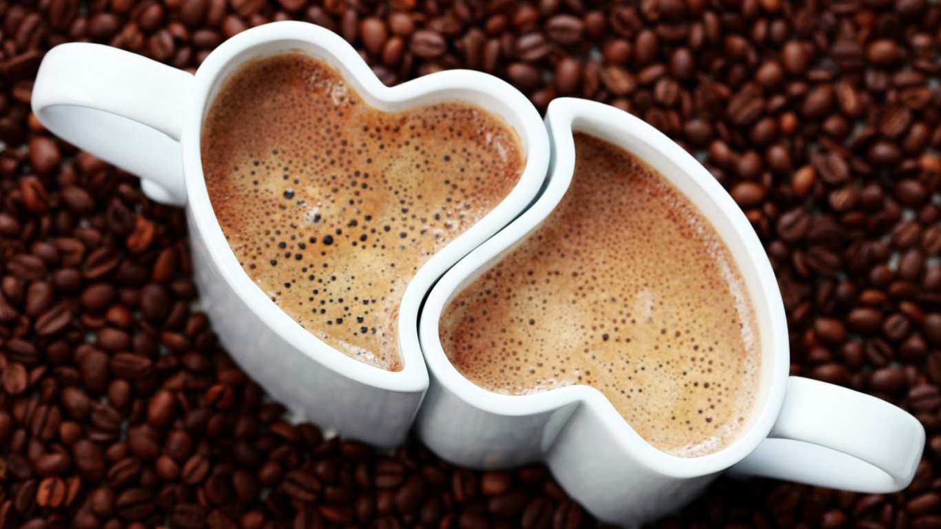 Coffee Love for 1366 x 768 HDTV resolution
