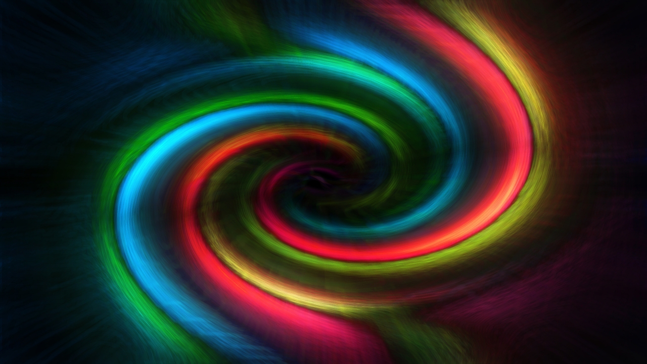Color Swirl for 1280 x 720 HDTV 720p resolution