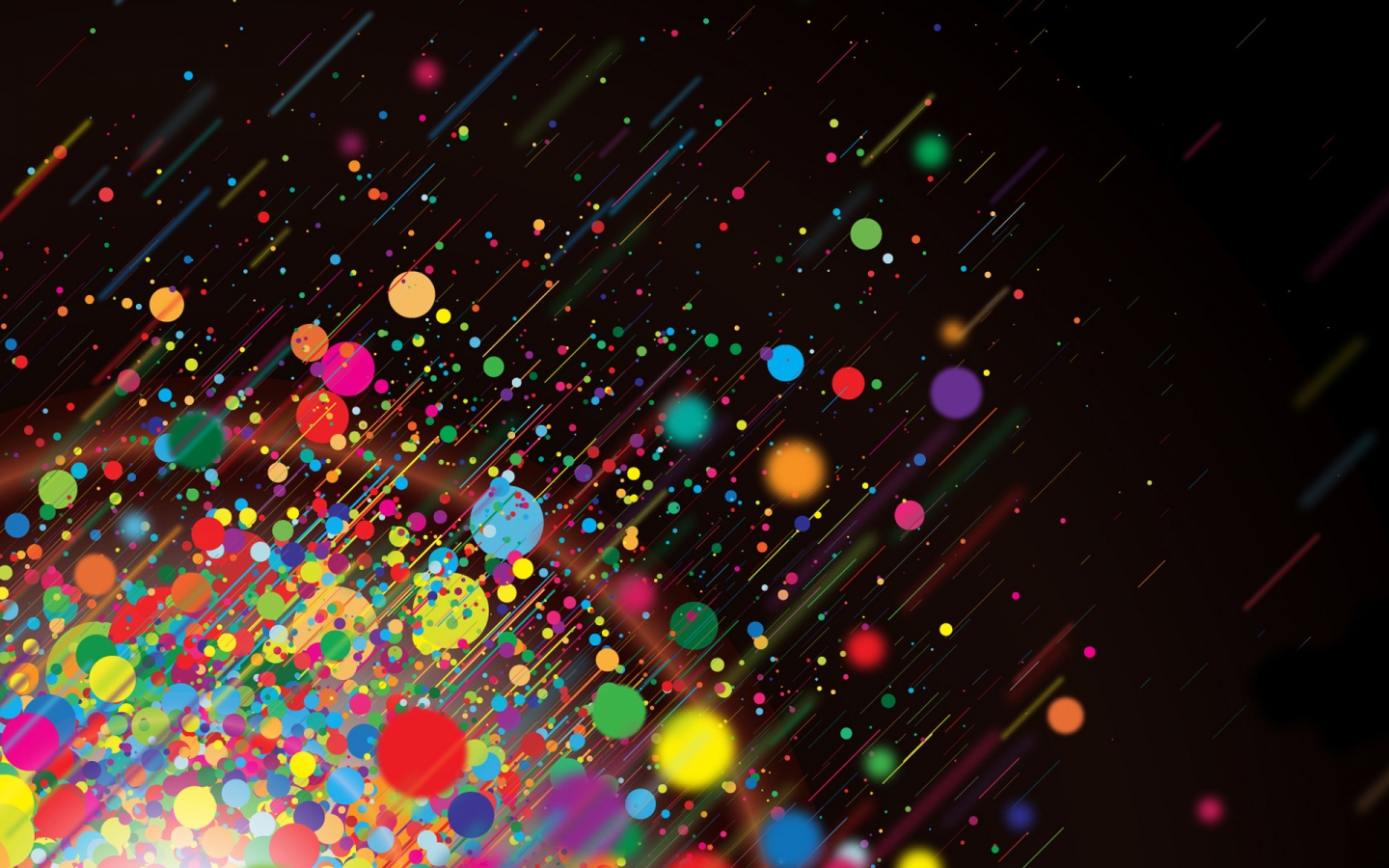 Colorful Dots for 1440 x 900 widescreen resolution