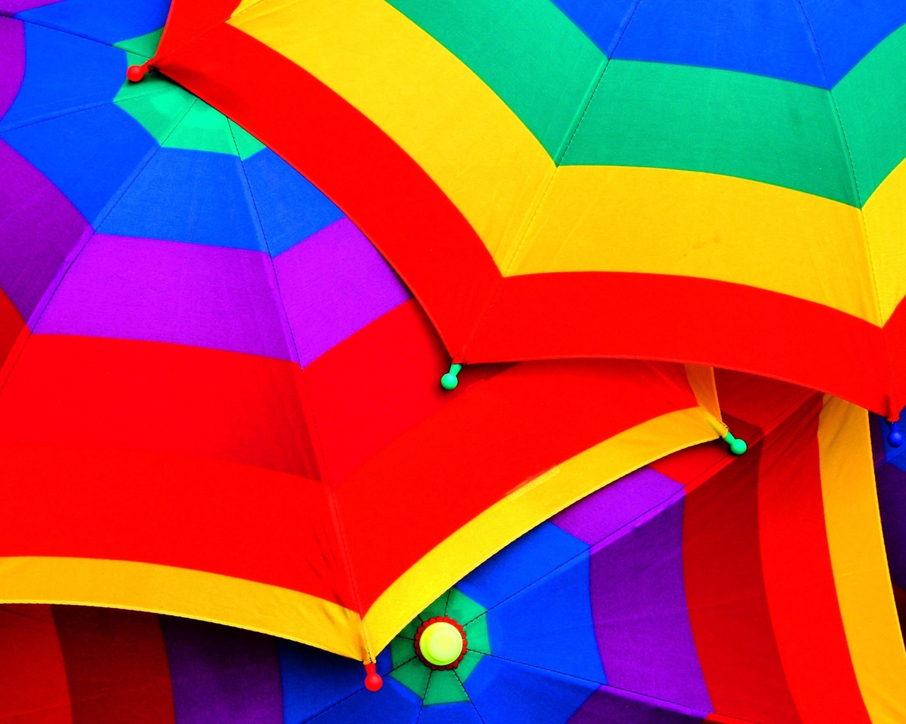 Colorful Umbrellas for 1280 x 1024 resolution