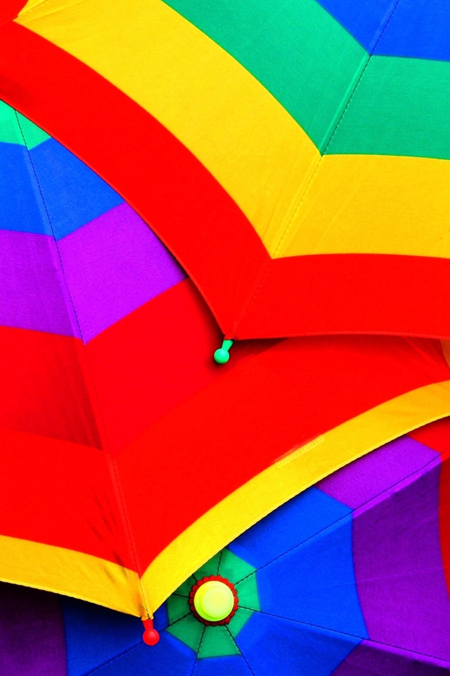 Colorful Umbrellas for 640 x 960 iPhone 4 resolution