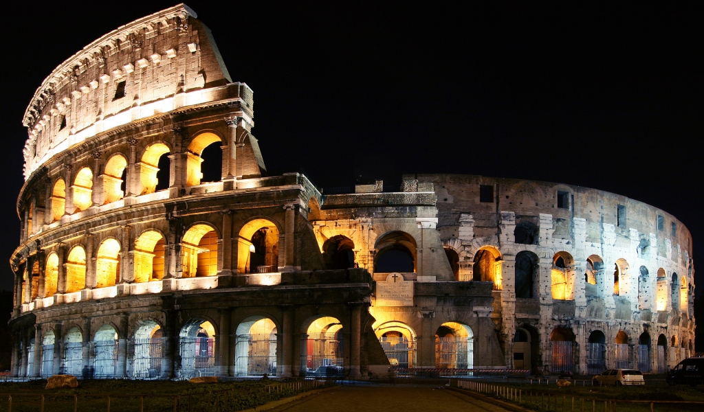 Colosseum Italy for 1024 x 600 widescreen resolution