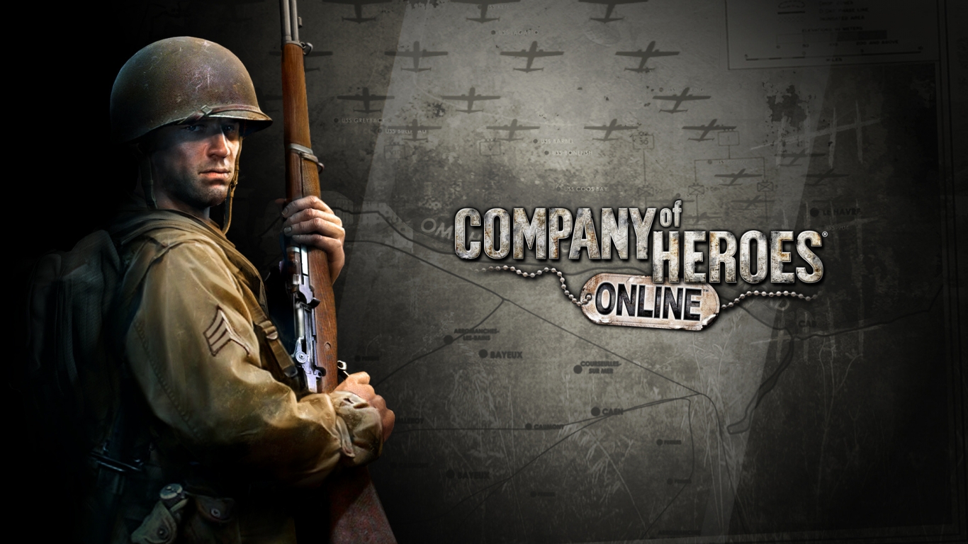 Company of Heroes Online Game for 1366 x 768 HDTV resolution