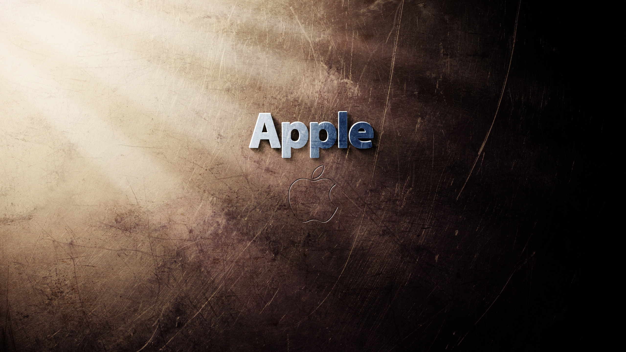Cool Apple Logo for 2560x1440 HDTV resolution