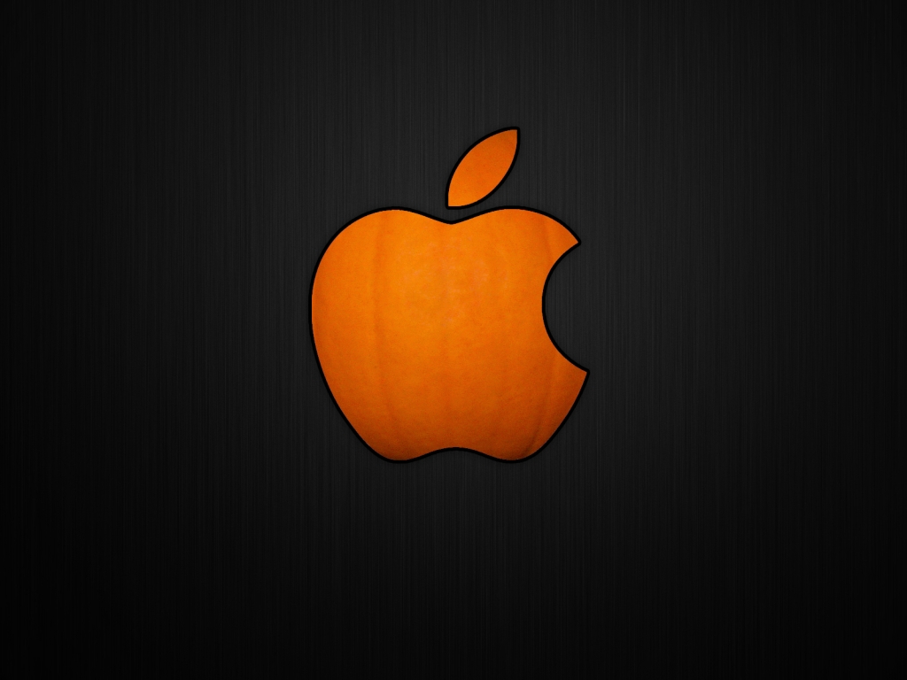 Cool Pumpkin Apple for 1024 x 768 resolution
