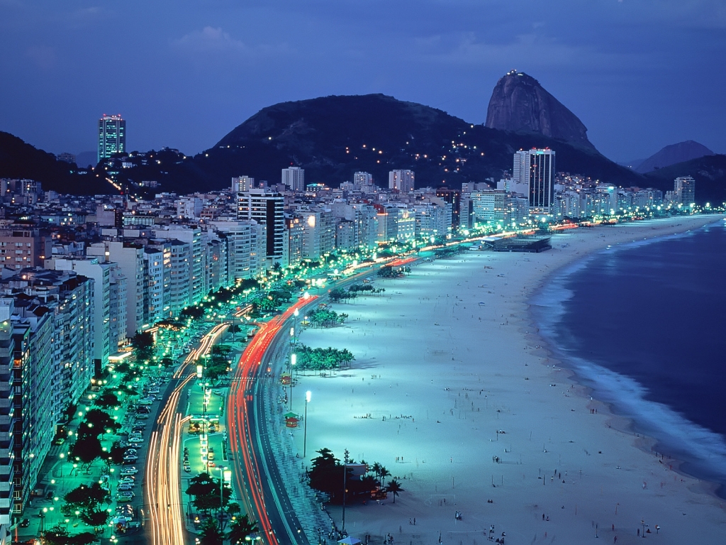 Copacabana Beach for 1024 x 768 resolution