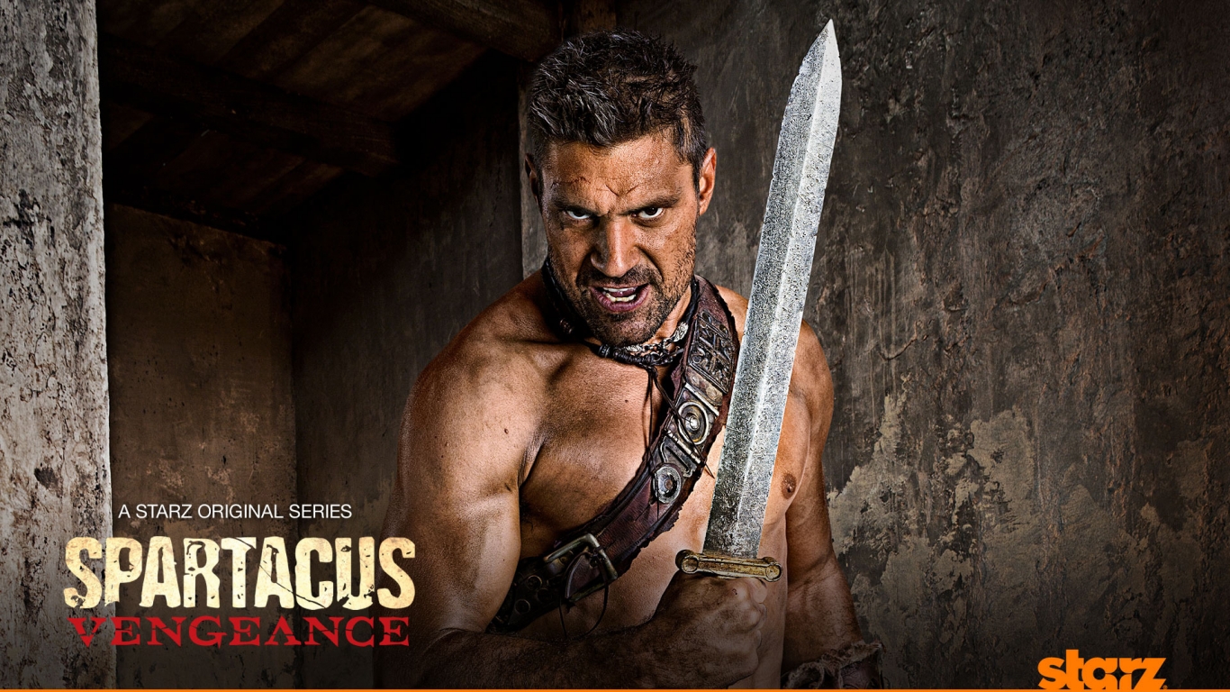Crixus Spartacus Vengeance for 1366 x 768 HDTV resolution