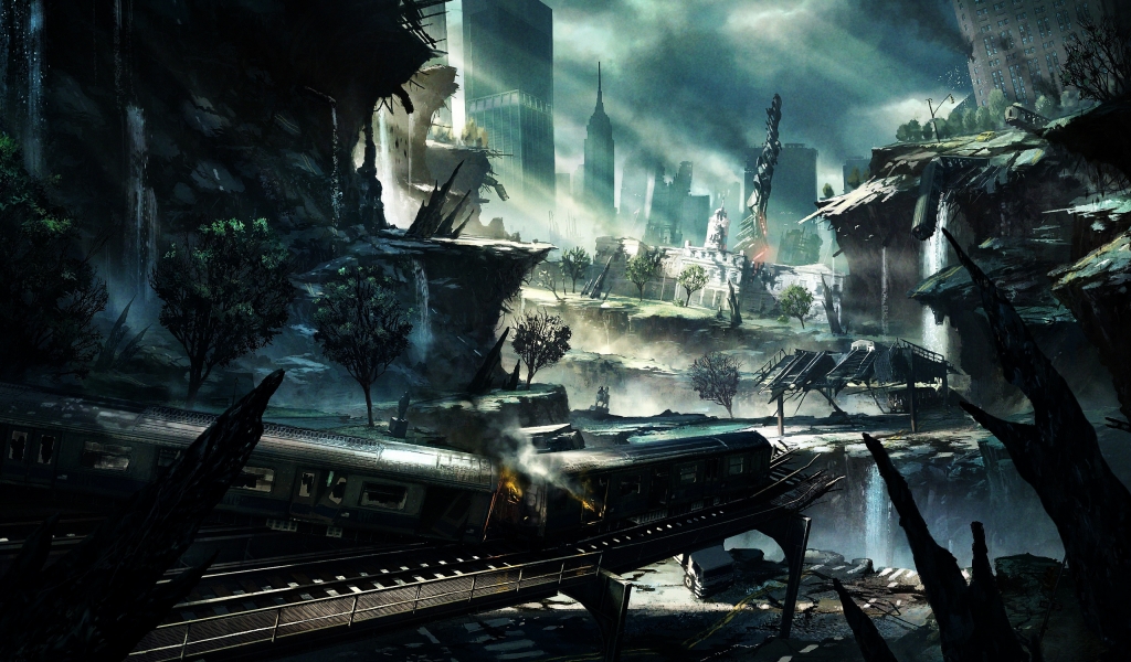 Crysis 2 Poster for 1024 x 600 widescreen resolution